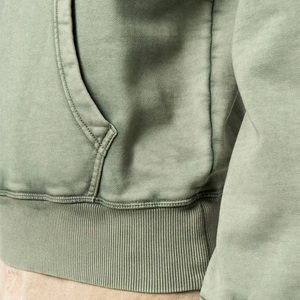 Sudadera con Capucha de Felpa Francesa Lavada con Ácido |   Sudadera Extra Grande Personalizada para Hombre, de Algodón/Poliéster, Gruesa, con Bordado e Impresión Digital - Product Image 3