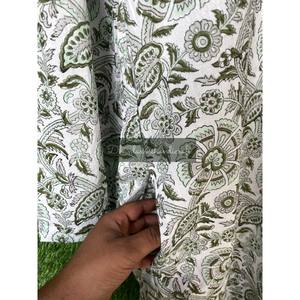 Vestido de verano con estampado de bloque indio para mujer, túnica larga de algodón hecha a mano con bolsillos, blusas de damas de honor de estilo bohemio Hippie para niñas de playa - Product Image 4