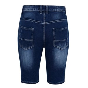 กางเกงขาสั้นผ้ายีนส์ขาสั้นสำหรับผู้ชายฤดูร้อนกางเกงขาสั้นผ้ายีนส์ขากว้างแฟชั่นแนวสตรีทสวมใส่ได้ทุกวันทรงหลวมและใส่สบาย - Product Image 4