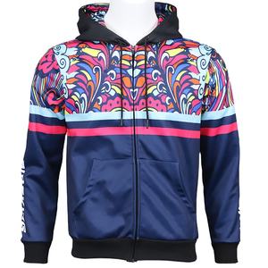 Sweat à capuche zippé pour homme en molleton 100% coton, respirant, sans cordon, personnalisable par sublimation, vente en gros - Product Image 1