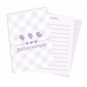 Magnetic Self-Adhesive Memo Pad-<b>Cute</b> <b>Notebook</b>-Style Sticky Notes for Office School Gifts Recycled Paper - Product Image 1