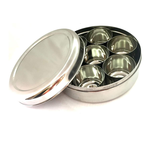 Boîte à épices en acier inoxydable Boîte d'assaisonnement de qualité alimentaire Outils de cuisine nouvellement faits à la main Gadgets Vente personnalisée - Product Image 2