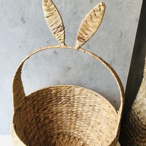 Beau panier artisanal en paille de bambou avec différentes tailles de forme animale pour le stockage de bureau ODM personnalisable - Product Image 6