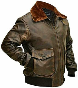 2025 Customized High Quality <b>Men's</b> Genuine <b>Sheepskin</b> and Cowhide Bikers Leather <b>Jackets</b> Pure Leather Winter <b>jacket</b> for <b>men</b> - Product Image 4