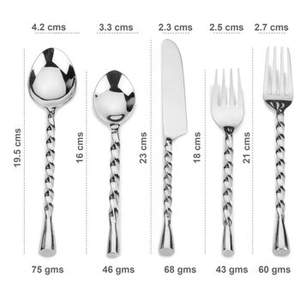 Ensemble de couverts en acier inoxydable avec design personnalisable et ensembles de couverts multicolores, parfaits pour des dîners élégants et des cadeaux uniques - Product Image 3