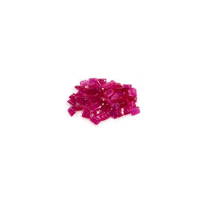 Rubis naturel du Mozambique, pierre brute non traitée, qualité AAA, octogones facettés 3x4mm et 4x5mm, qualité 5A, hauteur 8mm - Product Image 2