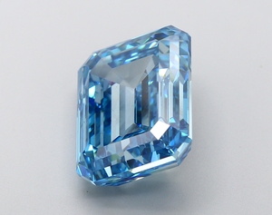 Diamante Exclusivo de 12.58 Ct, Corte Esmeralda, Claridad VS, Color Azul Intenso, Cultivado en Laboratorio, para Joyería Personalizada, Certificado por IGI - Product Image 3