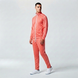 Conjunto Deportivo Cortavientos Personalizado para Hombre, Chaqueta Ligera con Cierre Completo y Pantalones Deportivos a Juego - Product Image 3