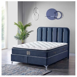 Mabelia Hydraulic <b>Storage</b> <b>Bed</b> Base Durable Modern Turkish <b>Bed</b> Set Fabric Covered Headboard Ergonomic Bonnel Design Bedroom - Product Image 4