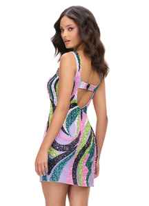 Vestido de verano de manga corta informal elegante personalizado para mujer ropa de mujer con silueta recta para fiestas - Product Image 5