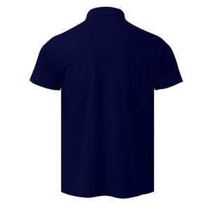 เสื้อโปโลลําลองผ้าฝ้าย 100% ป้องกันการหดปรับป้องกัน Pilling ระบายอากาศทั้งขายผ้าถักแขนสั้นไร้ริ้วรอย - Product Image 6
