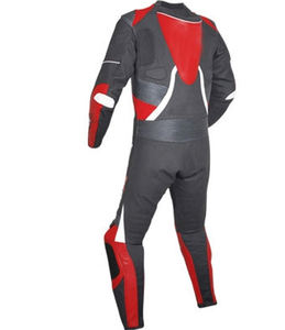 Costume de moto respirant de haute qualité 100% Nouveau design en cuir à manches longues avec des techniques imprimées coupe-vent - Product Image 5