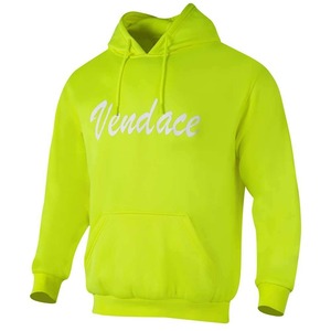 Sweat-shirt à capuche en polaire polyester ignifuge de haute qualité 280 GSM, respirant, taille XL, avec poche, imprimé uni, tissé - Product Image 5