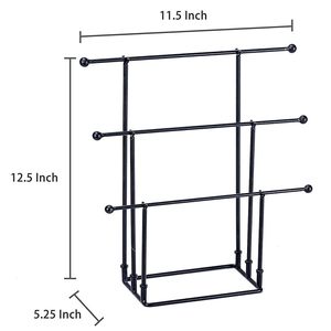 แขวนเครื่องประดับเหล็กขนาดใหญ่ผู้ผลิตที่เชื่อถือได้สำหรับหลายรายการทำให้สร้อยคอพันกันฟรีและจัดให้เป็นระเบียบ - Product Image 2