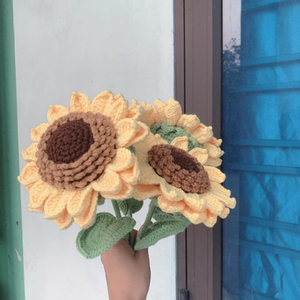 Tendencia caliente 2025-Lleva la naturaleza al interior con diseños de flores de ganchillo suaves y hechos a mano - Product Image 6