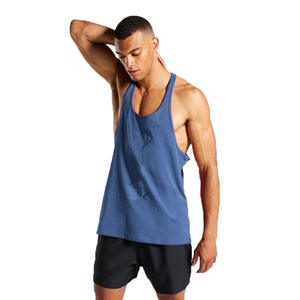 Camiseta Deportiva de Alta Calidad para Hombre, Camiseta sin Mangas para Gimnasio, Logotipo Personalizado, Ajuste Muscular, Chalecos Acanalados, Chaleco Acanalado para Hombre - Product Image 3