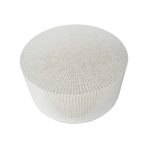 Meubles de salon modernes en nacre blanche de qualité supérieure Table basse Ensemble de tables basses faites à la main par les Vietnamiens - Product Image 1