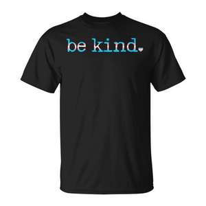 T-shirt Be Kind LGBTQ+ Trans Pride, vêtements promotionnels pour les alliés fiers de la communauté gay et transgenre - Product Image 1
