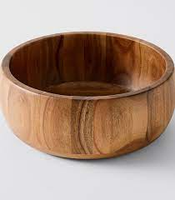 Ustensiles de cuisine en bois de luxe, produits à forte demande, vente en gros, respectueux de l'environnement, bols de cuisine en bois d'acacia, vaisselle