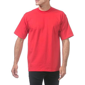 Camiseta de Algodón de Alta Calidad con Bordado y Lavado Ácido, Impresión por Inyección Directa, Camiseta Pesada para Hombre, Estilo Vintage - Product Image 1
