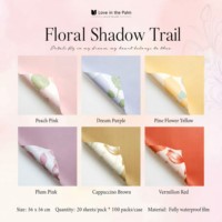 Papier d'emballage floral imperméable pour bouquets de fleurs, feuilles d'emballage pour fleuristes, emballage cadeau pour fleurs fraîches, vente en gros