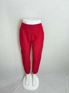 Ensemble Kurta en coton imprimé Bandhani rouge avec Dupatta - Product Image 5