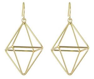 Venta al por mayor de lujo chapado en oro de estilo Vintage pendientes colgantes de latón para las mujeres de nueva moda ocasiones de boda Look Girls - Product Image 3