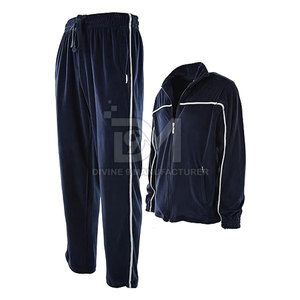 Chándal de terciopelo informal a la moda para hombre Diseño único Venta al por mayor Chándal de terciopelo de invierno para hombre - Product Image 1