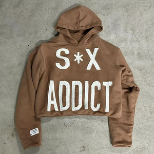 Sudadera con capucha corta y cremallera de forro polar grueso de 330/430 g/m², unisex, personalizada, estilo oversize, ecológica, para otoño 2025 - Product Image 3