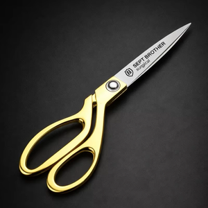 Premium Gold <b>Handle</b> Stainless Steel Scissors | Sharp Durable Professional Cutting <b>Shears</b> for Tailoring & Surgical Use - Product Image 4