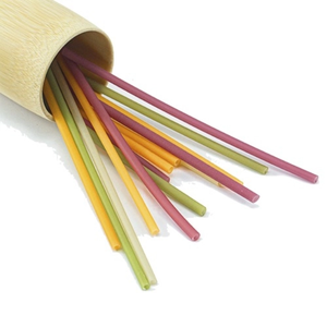 ถุงหลอดข้าวหลอดข้าวธรรมชาติพร้อมหลอดสีผัก - Product Image 1