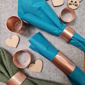 giftnapkin rings <b>napkin</b> holder <b>wedding</b> <b>napkin</b> rings copper <b>napkin</b> rings industrial <b>napkin</b> ring copper table setting housewarming - Product Image 4