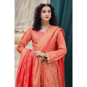 ชุดผ้าลอนพิมพ์ลายทองและเคลือบเงาแบบ 3 ชิ้น ไม่เย็บติดกัน พร้อมตกแต่งกระดุม รุ่น CL-52358-B - Product Image 5