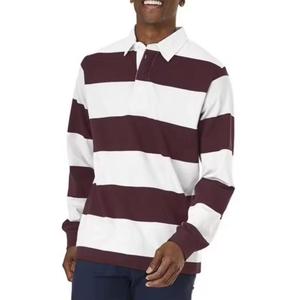 Manches longues de luxe pour hommes 100% coton pour polo T-shirt imprimé de golf décontracté avec broderie - Product Image 5