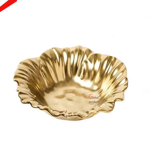Hermoso cuenco para servir comida con acabado dorado brillante para Hotel Home Restaurant - Product Image 5