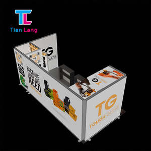 "Vitrine Moderne 20x10 Ft/6x3 m 2-Sided Lightbox Portable SEG Panel Display avec Tension Fabric System" - Product Image 1