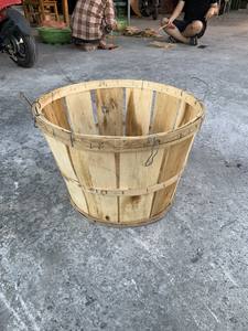 Paniers de rangement écologiques en bois pour meubles - Product Image 3