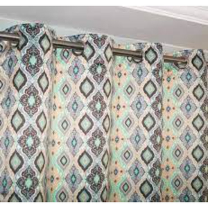 ผ้าม่านลาย Ikat สไตล์เรียบง่ายสำหรับห้องนั่งเล่น2024จากโรงงานผลิตล่าสุด - Product Image 6