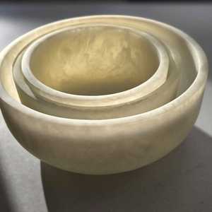 ชุดเครื่องใช้บนโต๊ะอาหารทำจากเรซิ่นสุดหรูชุดชามและจานทำจากช่างฝีมือสำหรับงานแต่งงานงานเลี้ยงและงานสังสรรค์ในครอบครัว - Product Image 4