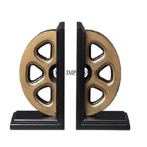 Heavy Duty Metal Made Unique Fancy Designer Modern Creative At Designer Home And Office Escritorios Estantes Acentos decorativos Sujetalibros - Product Image 1