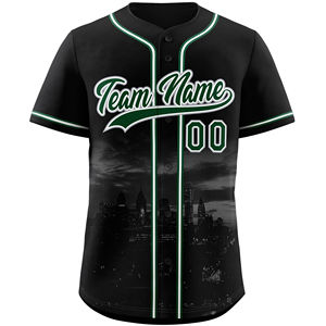 Maillot de baseball personnalisé, streetwear à sublimation, chemises de baseball personnalisées, uniforme de sport, maillot de softball à boutons complets - Product Image 1