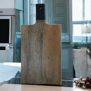 Planche à découper en bois design pour la cuisine pour la charcuterie et la coupe de blocs à découper en bois attrayants - Product Image 4