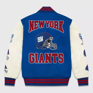 Chaqueta universitaria formal personalizada de calidad superior para hombre, cuello levantado, estilo Letterman, mangas de algodón delanteras - Product Image 2