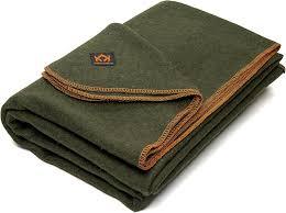 Manta de lana a cuadros de búfalo al por mayor, lana merina Premium para acampar al aire libre, uso de picnic, mantas suaves y cálidas de invierno BY HI - Product Image 2