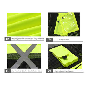 Overoles Impermeables y Transpirables, Ropa de Trabajo, Chaleco de Seguridad de Alta Fabricación, Chaleco de Seguridad con Logotipo Personalizado - Product Image 2