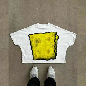 T-shirt unisexe Logo personnalisé toutes les tailles 220 grammes Polyester/coton Streetwear T-Shirt - Product Image 2