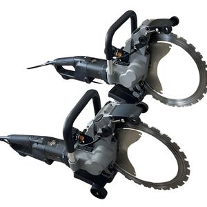 Sierra Circular Eléctrica Portátil HGP 290 de 290 mm para Cortes Profundos en Muros de Hormigón Reforzado, Motor de Alta Potencia sin Polvo, Máquina de Corte de 220 V - Product Image 1