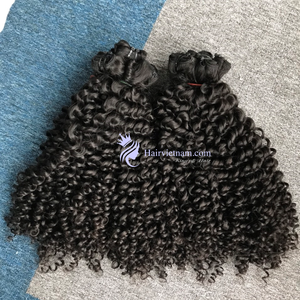 Extensiones de cabello de trama rizada de tendencia caliente de alta calidad Raw Professional Vietnam Fabricado en fábrica con excelente artesanía de tejido - Product Image 2