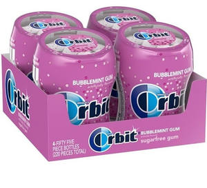 Venta Directa de Goma de Mascar Orbit Bubblemint Sin Azúcar, Halls Calm Miel-Limón 33,5 g - Product Image 2