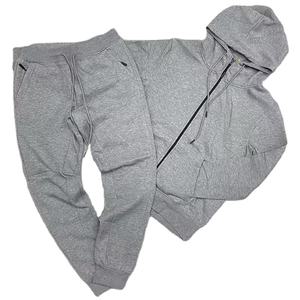 ชุดวอร์มกีฬาผู้ชายแบบมีซิป ชุดเซ็ตเสื้อฮู้ดมีซิปเต็มตัว กางเกงวอร์ม ชุดออกกำลังกาย - Product Image 2